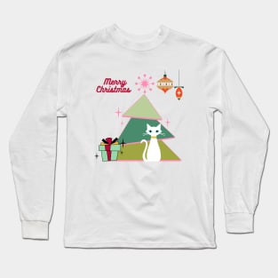 Atomic Kitty Christmas Long Sleeve T-Shirt